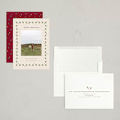 "Framed by Holly" - Holiday Cards in Vintage Holiday by Poised Avenue - Assembled