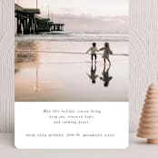 "Long Type" - Holiday Cards in Flurry by Kate Ross - Front