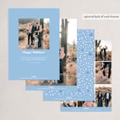 "Long Type" - Holiday Cards in Flurry by Kate Ross - Back of Card Options