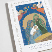 "Pure Light" - Holiday Cards in Ocean by Alethea and Ruth - Detail