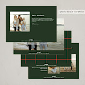 "Hearth" - Holiday Cards in Festive by Erin L. Wilson - Back of Card Options