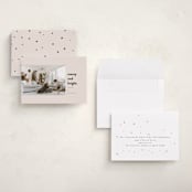 "Messy & Bright" - Holiday Cards in Blush by Iveta Angelova - Assembled