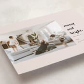 "Messy & Bright" - Holiday Cards in Blush by Iveta Angelova - Detail