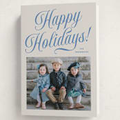 "Durham" - Holiday Cards in Sky by Jackie Crawford - Folded Card