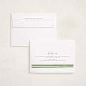 "Vintage Stripes" - Holiday Cards in Evergreen by Teju Reval - FREE Recipient Addressing
