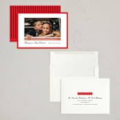 "Kennedy" - Holiday Cards in Poinsettia by Amy Kross - Assembled