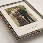 "Highland Holiday" - Holiday Cards in Hazel by Olivia Kanaley Inman - Detail