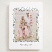 "Ribbonly Frame" - Holiday Cards in Juniper by Itsy Belle Studio - Front