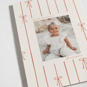 "lines of bows" - Holiday Cards in Cider by Ellen Schlegelmilch - Detail