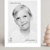 "Stamp" - Holiday Cards in Snow by Gwen Bedat - Front