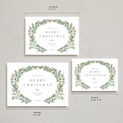 "Holiday Sprigs" - Holiday Cards in Wreath by Yaling Hou Suzuki - Formats Available