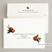 "Oranges" - Holiday Cards in Clementine by Wendy Keller - FREE Recipient Addressing