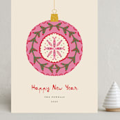 "Vintage Christmas Ornament" - Holiday Cards in Vanilla by Erika Firm - Front