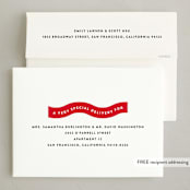 "Bouncy" - Holiday Cards in Santa Suit by Up Up Creative - FREE Recipient Addressing