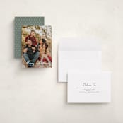 "Winter Greetings" - Holiday Cards in Snow by Ashley Iwafuchi - Assembled