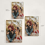 "Winter Greetings" - Holiday Cards in Snow by Ashley Iwafuchi - Formats Available