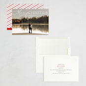 "Soft Mix" - Holiday Cards in Snow by Everett Paper Goods - Assembled