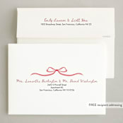 "Rejoice Christmas Crest" - Holiday Cards in Poinsettia by Kim Thoa - FREE Recipient Addressing