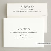 "Joyful Noise Playful Script" - Holiday Cards in Coal by Jackie Crawford - FREE Recipient Addressing