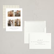 "Gratitude" - Holiday Cards in Snow by Pippa Shaw - Assembled