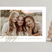 "Golden Joy" - Holiday Cards in Caramel by Brooke Chandler - Front