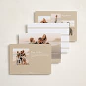 "Peace lettering" - Holiday Cards in Frost by Creo Study - Back of Card Options