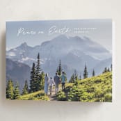 "Peace lettering" - Holiday Cards in Frost by Creo Study - Folded Card