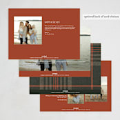 "Foiled plaid" - Holiday Cards in Autumn by Annie Holmquist - Back of Card Options