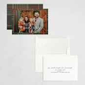 "Foiled plaid" - Holiday Cards in Autumn by Annie Holmquist - Assembled