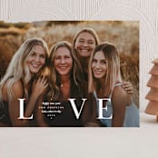 "Dearly Loved" - Holiday Cards in Snow by Alston Foster - Front