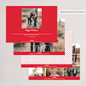 "Dearly Loved" - Holiday Cards in Snow by Alston Foster - Back of Card Options