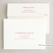 "Dearly Loved" - Holiday Cards in Snow by Alston Foster - FREE Recipient Addressing