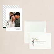 "Corner Trim" - Holiday Cards in Snowfall by Jessica Williams - Assembled