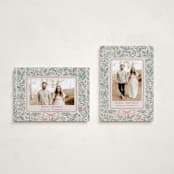 "Merry Botanical" - Holiday Cards in Pine by Elly - Photo Orientation Options