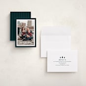 "Modern details" - Holiday Cards in Forest by Stacey Meacham - Assembled