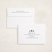 "Modern details" - Holiday Cards in Forest by Stacey Meacham - FREE Recipient Addressing
