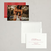 "Merry Crossmas" - Holiday Cards in Snow by Sarah Brown - Assembled