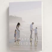 "Vast" - Holiday Cards in Snow by Amy Kross - Folded Card