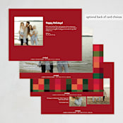 "Little Moments Big Year" - Holiday Cards in Snow by Kelsey Mucci - Back of Card Options