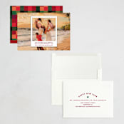 "Little Moments Big Year" - Holiday Cards in Snow by Kelsey Mucci - Assembled