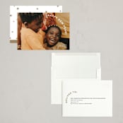 "Simple curved edge" - Holiday Cards in Daisy by Cass Loh - Assembled