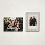 "Come Together" - Holiday Cards in First Snow by Casey Miller - Photo Orientation Options