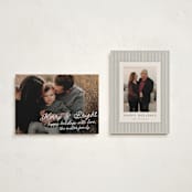 "Notes" - Holiday Cards in Snow by AK Graphics - Photo Orientation Options