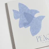 "Doves" - Holiday Cards in Sky by Tamara Hilje - Detail