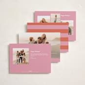"pop joy" - Holiday Cards in Candied Grapefruit by Lori Wemple - Back of Card Options
