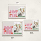 "pop joy" - Holiday Cards in Candied Grapefruit by Lori Wemple - Formats Available