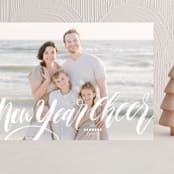 "All is Bright" - Holiday Cards in Frost by Pink House Press - Front