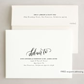 "All is Bright" - Holiday Cards in Frost by Pink House Press - FREE Recipient Addressing