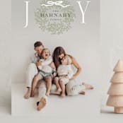 "Family Wreath" - Holiday Cards in Wreath by Oscar and Emma - Karly Depew - Front