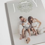 "Family Wreath" - Holiday Cards in Wreath by Oscar and Emma - Karly Depew - Detail